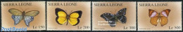 Sierra Leone 1996 Butterflies 4v, Mint NH, Nature - Butterflies - Andere & Zonder Classificatie