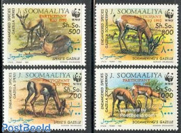 Somalia 1992 UNCED/WWF 4v, Mint NH, Nature - Animals (others & Mixed) - World Wildlife Fund (WWF) - Somalia (1960-...)