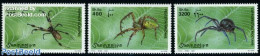 Somalia 2002 Spiders 3v, Mint NH, Nature - Animals (others & Mixed) - Insects - Somalie (1960-...)