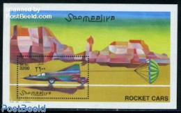 Somalia 2001 Rocket Cars S/s, Mint NH, Sport - Transport - Autosports - Automobiles - Auto's
