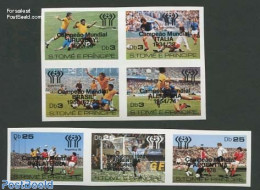 Sao Tome/Principe 1978 World Cup Football Winners 7v Imperforated, Mint NH, Sport - Football - Sao Tomé E Principe