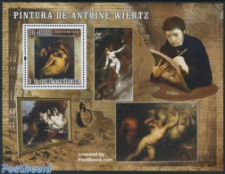 Sao Tome/Principe 2007 Antoine Wiertz Painting S/s, Mint NH, Art - Nude Paintings - Paintings - Sao Tome And Principe