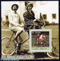 Sao Tome/Principe 2003 Tandem Cycle S/s, Mint NH, Sport - Cycling - Cyclisme