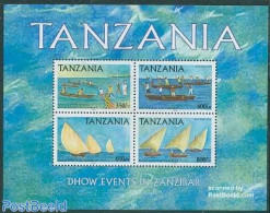 Tanzania 2004 Dhow Events 4v M/s, Mint NH, Transport - Various - Ships And Boats - Lighthouses & Safety At Sea - Bateaux