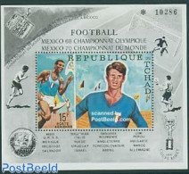 Chad 1970 Olympic Football S/s, Mint NH, Sport - Transport - Football - Space Exploration - Andere & Zonder Classificatie