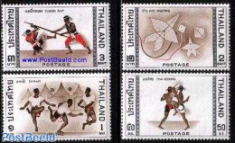 Thailand 1966 Sports 4v, Mint NH, Sport - Boxing - Sport (other And Mixed) - Boksen