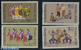 Thailand 1969 Classic Dances 4v, Mint NH, Performance Art - Dance & Ballet - Danza