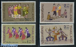 Thailand 1969 Classic Dances 4v, Mint NH, Performance Art - Dance & Ballet - Dance