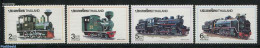 Thailand 1990 Locomotives 4v, Mint NH, Transport - Railways - Trains