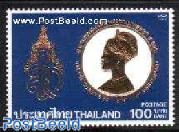 Thailand 1992 Queen Sirikit 1v, Mint NH, History - Kings & Queens (Royalty) - Familles Royales