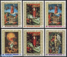 Togo 1971 Easter 6v, Mint NH, Religion - Religion - Art - Paintings - Togo (1960-...)