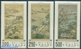 Taiwan 1971 Months 3v, Mint NH, Art - Paintings - Andere & Zonder Classificatie