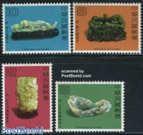 Taiwan 1979 Jade Art Objects 4v, Mint NH, Art - Art & Antique Objects - Andere & Zonder Classificatie
