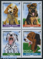 Uruguay 1999 Puppy Dogs 4v [+], Mint NH, Nature - Dogs - Uruguay