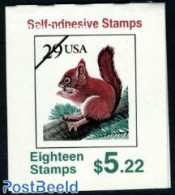 United States Of America 1993 Definitive Booklet, Mint NH, Nature - Animals (others & Mixed) - Stamp Booklets - Ungebraucht