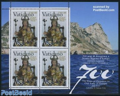 Vatican 2009 Our Lady Of Europe M/s (with 4 Stamps), Mint NH, Religion - Various - Religion - Joint Issues - Neufs