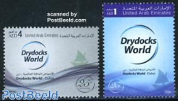 United Arab Emirates 2008 Drydocks World 2v, Mint NH, Transport - Ships And Boats - Schiffe