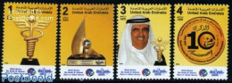 United Arab Emirates 2008 Medical Sciences Award 4v, Mint NH, Health - Health - Other & Unclassified