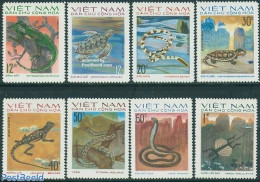 Vietnam 1975 Reptiles 8v, Mint NH, Nature - Reptiles - Snakes - Turtles - Andere & Zonder Classificatie