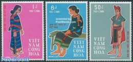 Vietnam, South 1969 Costumes 3v, Mint NH, Various - Costumes - Kostüme