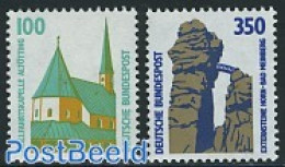 Germany, Federal Republic 1989 Coil Stamps With Numbers On Back-side 2v, Mint NH, Religion - Ongebruikt