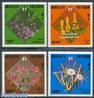 Wallis & Futuna 1978 Flowers 4v, Mint NH, Nature - Flowers & Plants - Andere & Zonder Classificatie