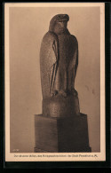 AK Frankfurt A. M., Kriegswahrzeichen Eiserner Adler, Statue, Nagelung  - Guerre 1914-18
