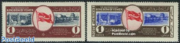 Yemen, Arab Republic 1952 King Ahmed 2v, Mint NH, History - Flags - Kings & Queens (Royalty) - Royalties, Royals