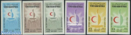 Yemen, Arab Republic 1963 Red Cross 6v Imperforated, Mint NH, Health - Red Cross - Rode Kruis