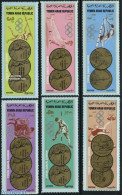 Yemen, Arab Republic 1968 Olympic Winners 6v, Mint NH, Nature - Sport - Horses - Athletics - Gymnastics - Olympic Game.. - Atletiek