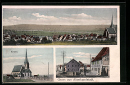 AK Altenkunstadt, Teilansicht, Kirche, Ortspartie  - Other & Unclassified