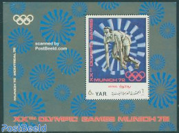 Yemen, Arab Republic 1971 Olympic Games S/s, Mint NH, Sport - Olympic Games - Sport (other And Mixed) - Andere & Zonder Classificatie