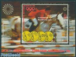 Yemen, Arab Republic 1971 Olympic Games S/s Imperforated, Mint NH, Nature - Sport - Horses - Olympic Games - Sport (ot.. - Andere & Zonder Classificatie