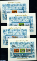 Yemen, Kingdom 1968 Philately 4 S/s, Mint NH, Philately - Stamps On Stamps - Briefmarken Auf Briefmarken