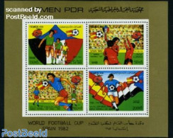 Yemen, South 1982 World Cup Football S/s, Mint NH, Sport - Football - Andere & Zonder Classificatie