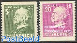 Sweden 1943 O. Montelius 2v, Mint NH - Ungebraucht