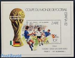 Congo Dem. Republic, (zaire) 1982 World Cup Football Spain S/s, Mint NH, Sport - Football - Andere & Zonder Classificatie