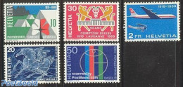 Switzerland 1969 Mixed Issue 5v, Mint NH - Nuovi