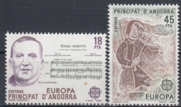 SPANISH ANDORRA 181-182,unused - 1985