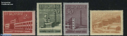 Albania 1963 Industrial Buildings 4v, Mint NH, Various - Industry - Fabbriche E Imprese