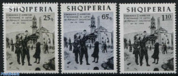 Albania 1965 War Veterans 3v, Mint NH, Religion - Churches, Temples, Mosques, Synagogues - Kirchen U. Kathedralen