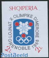Albania 1968 Olympic Winter Games Grenoble S/s, Mint NH, Sport - Olympic Winter Games - Albanië