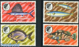 Ascension 1969 Fish (II) 4v, Mint NH, Nature - Fish - Fische