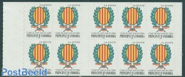 Andorra, French Post 2001 Coat Of Arms Booklet, Mint NH, History - Coat Of Arms - Stamp Booklets - Unused Stamps