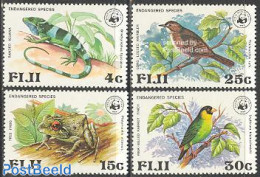 Fiji 1979 WWF, Birds 4v, Mint NH, Nature - Birds - Frogs & Toads - Reptiles - World Wildlife Fund (WWF) - Andere & Zonder Classificatie