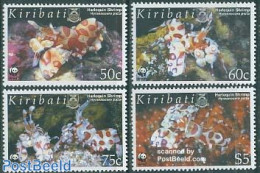 Kiribati 2005 WWF, Harlequin Shrimp 4v, Mint NH, Nature - Shells & Crustaceans - World Wildlife Fund (WWF) - Maritiem Leven