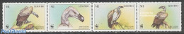 Lesotho 1998 WWF, Cape Vulture 4v [:::] Or [+], Mint NH, Nature - Birds - Birds Of Prey - World Wildlife Fund (WWF) - Lesotho (1966-...)