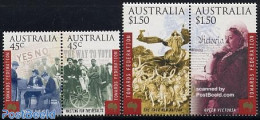 Australia 2000 100 Years Independence 2x2v [:], Mint NH, History - History - Kings & Queens (Royalty) - Unused Stamps
