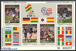 Bolivia 1994 World Cup Football S/s, Mint NH, Sport - Bolivia