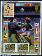 Bolivia 1990 World Cup Football Winners S/s, Mint NH, Sport - Football - Bolivie